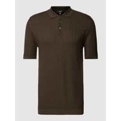 Slim Fit Poloshirt mit Strukturmuster Modell 'Flavio' - CINQUE - Modalova