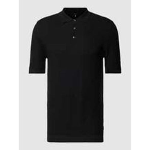 Slim Fit Poloshirt mit Strukturmuster Modell 'Flavio' - CINQUE - Modalova