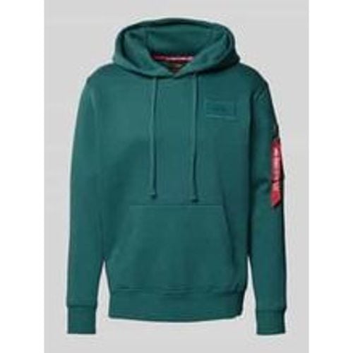 Hoodie mit Label-Patch - alpha industries - Modalova