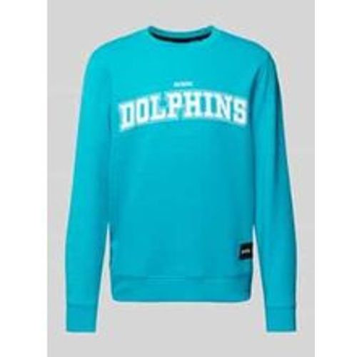 Sweatshirt mit Label-Patch Modell 'NFL' - Boss Orange - Modalova