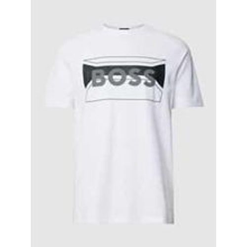 T-Shirt mit Label-Print - BOSS Green - Modalova