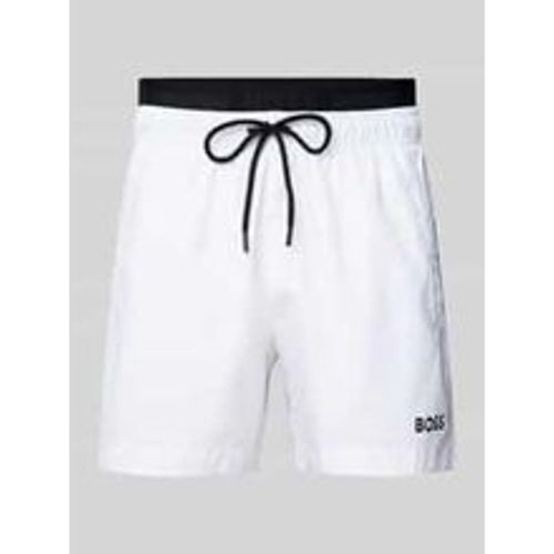 Badehose mit elastischem Logo-Bund Modell 'AMUR' - Boss - Modalova