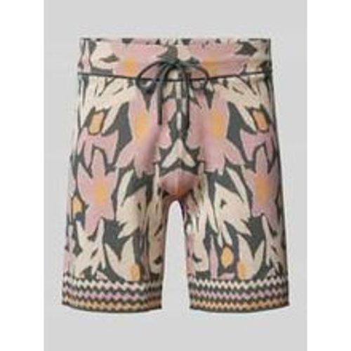 Regular Fit Jacquardshorts mit floralem Muster Modell 'DUKE' - Only & Sons - Modalova