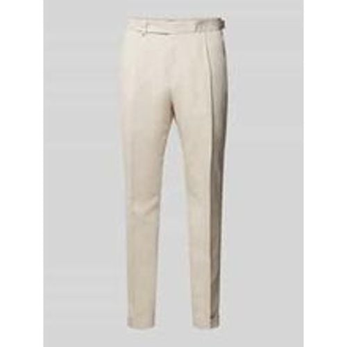 Slim Fit Leinenhose mit Bundfalten Modell 'Perin' - Boss - Modalova