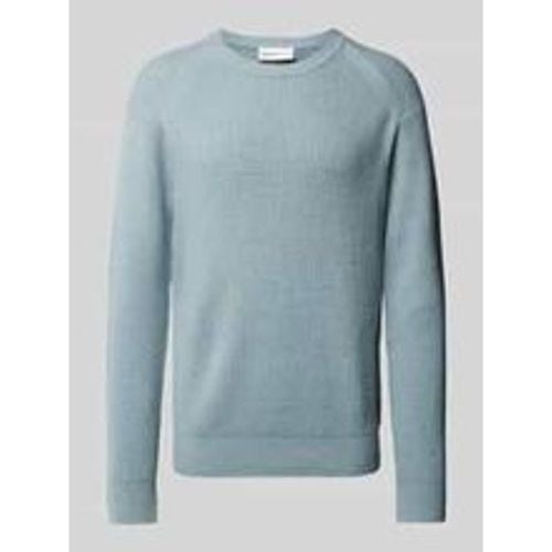 Regular Fit Strickpullover mit Wollanteil mit Strukturmuster - Tom Tailor Denim - Modalova