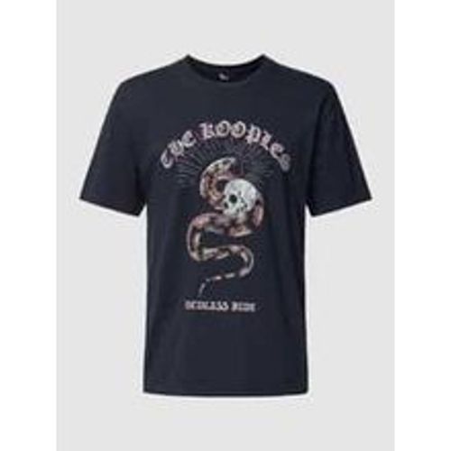 T-Shirt mit Label-Motiv-Print - THE KOOPLES - Modalova