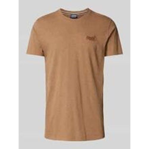 T-Shirt mit Label-Stitching - Superdry - Modalova