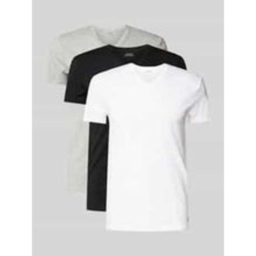 T-Shirt mit geripptem V-Ausschnitt im 3er-Pack - Polo Ralph Lauren Underwear - Modalova