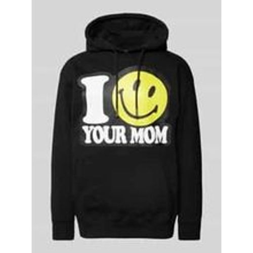 Hoodie mit Label-Stitching Modell 'SMILEY YOUR MOM' - Market - Modalova