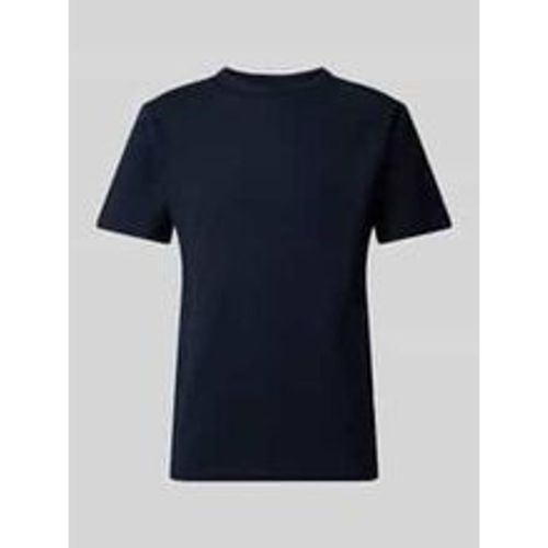 T-Shirt mit geripptem Rundhalsausschnitt Modell 'SANDER' - Selected Homme - Modalova