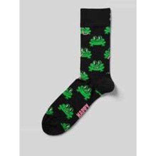 Socken mit Label-Print - Happy Socks - Modalova