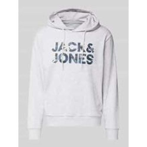 Hoodie mit Label-Print Modell 'BRYAN' - jack & jones - Modalova