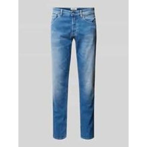 Straight Fit Jeans im 5-Pocket-Design Modell 'GROVER' - Replay - Modalova