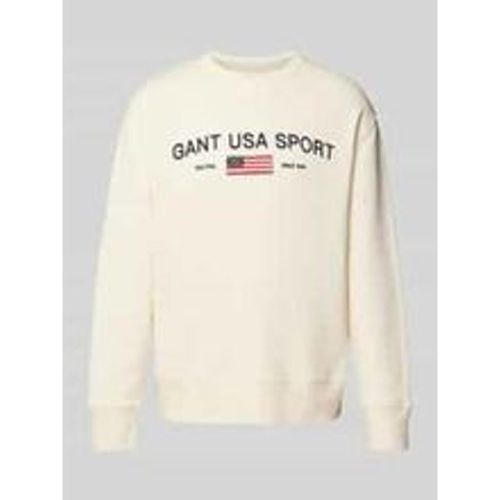 Sweatshirt mit Label-Stitching - Gant - Modalova