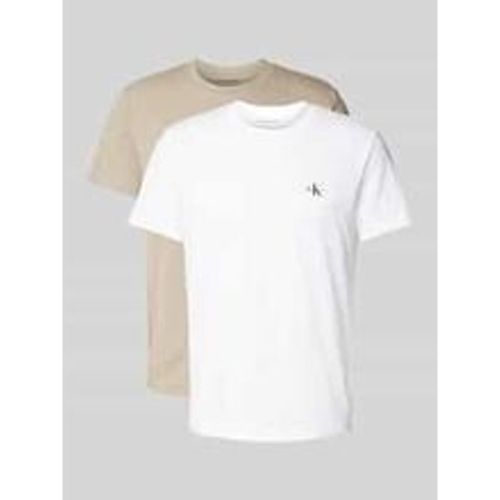 Regular Fit T-Shirt aus reiner Baumwolle - Calvin Klein - Modalova