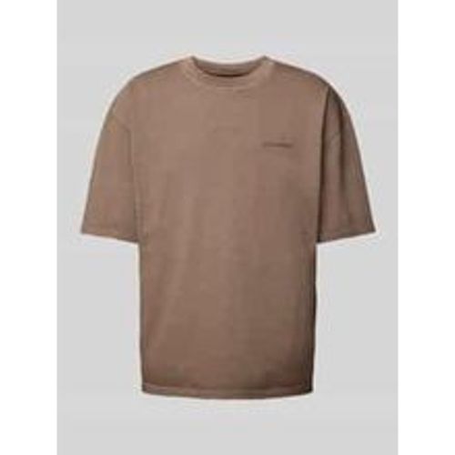 Oversized T-Shirt mit Label-Stitching - Pegador - Modalova