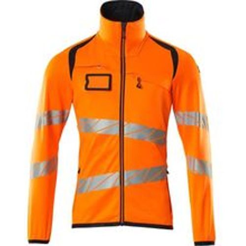 Accelerate safe Fleecepullover 19103 Arbeits-Fleecejacke Fluoreszierend, Farbe: Hi-vis Orange/Schwarzblau, Größe: s - Mascot - Modalova