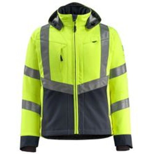 Safe Supr Softsh-Jacke Blackpool Gr. 3XL hi-vis glb/schwarzbl 15502-246 - Mascot - Modalova