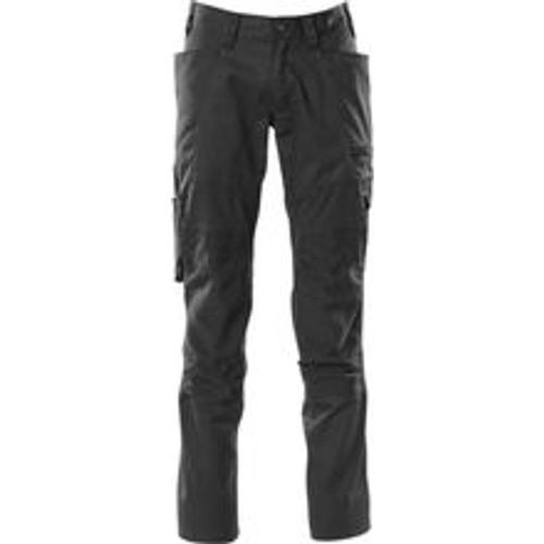 Arbeitshose Stretch Zones 18579 leichte Bundhose mit Cordura Knietaschen, Farbe: Schwarz - 09, Größe: 46 - Mascot - Modalova