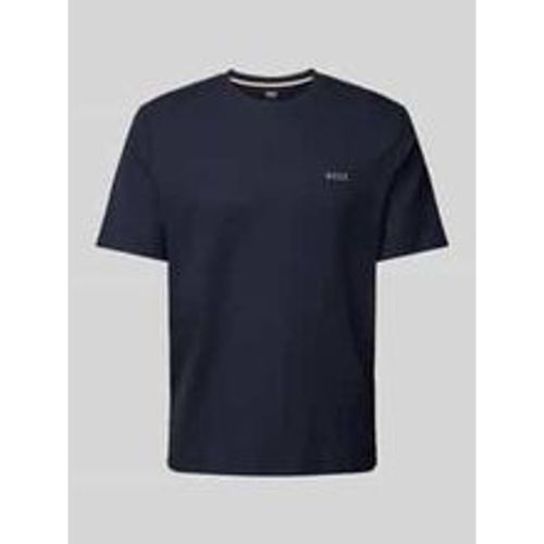 T-Shirt mit Label-Stitching - Boss - Modalova