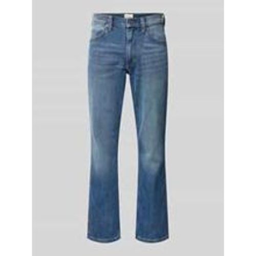 Straight Fit Jeans mit Label-Patch Modell 'TRAMPER' - mustang - Modalova