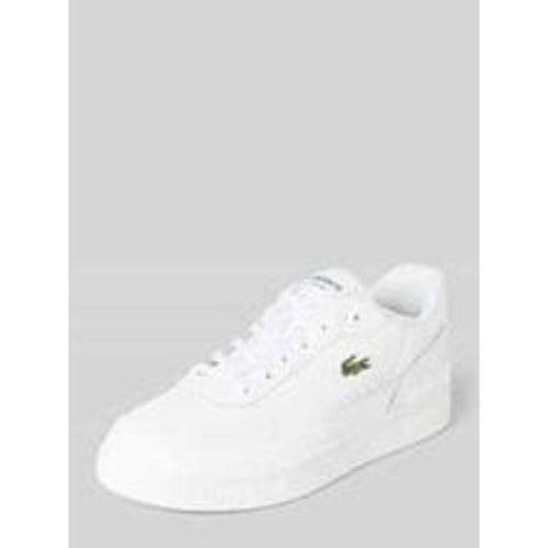 Ledersneaker mit Logo-Stitching - Lacoste - Modalova