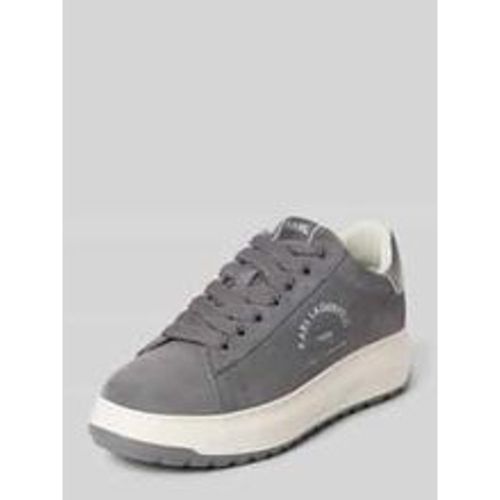 Sneaker mit Label-Print Modell 'KAPRI LUG' - K by KARL LAGERFELD - Modalova