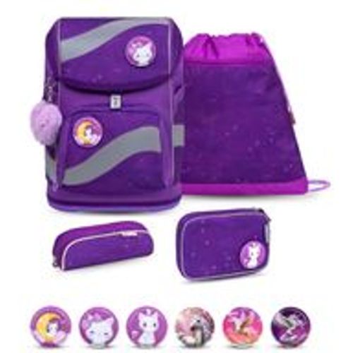 Rucksack Smarty ergonomisches Schulranzen Set 5-teil Purple Sky Tasche - Belmil - Modalova