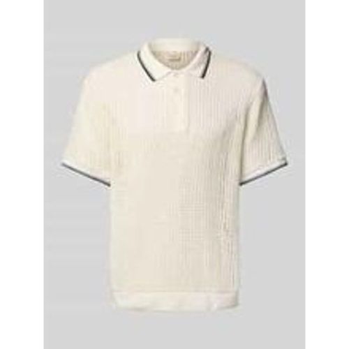 Poloshirt mit Strukturmuster Modell 'BLUCOHEN' - Fashion24 DE - Modalova