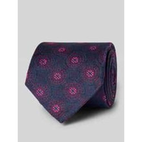 Seidenkrawatte mit Overall-Print (7 cm) - MONTI - Modalova