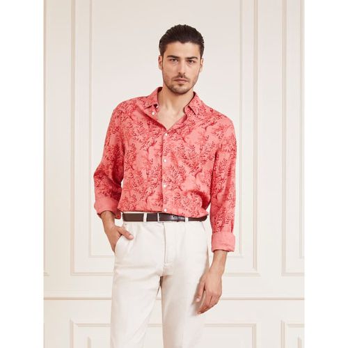 Camicia Misto Lino Marciano - Guess - Modalova