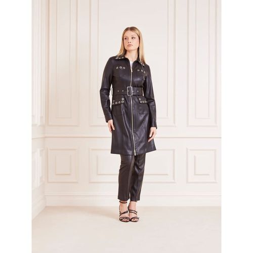 Trench Marciano In Simil Pelle - Guess - Modalova