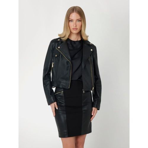 Giacca Biker Vera Pelle Marciano - Marciano Guess - Modalova