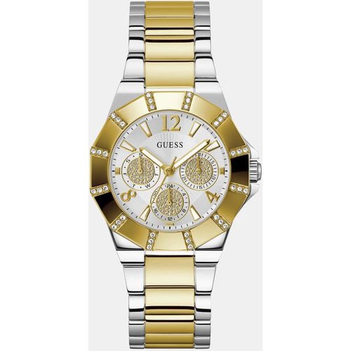 Orologio Multifunzione Con Applicazione Cristalli - Guess - Modalova