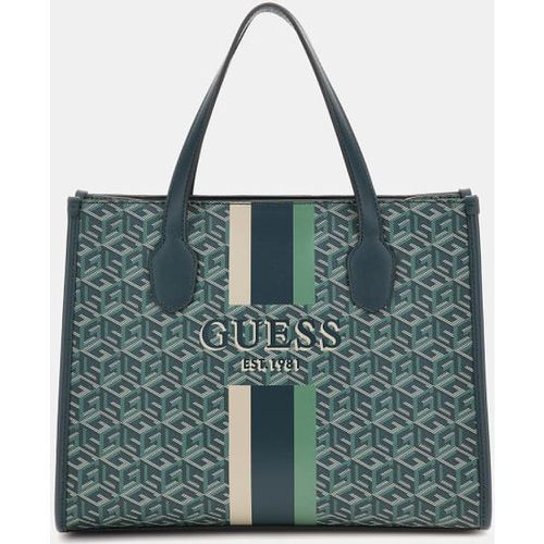 Borsa A Mano Silvana G Cube Logo - Guess - Modalova