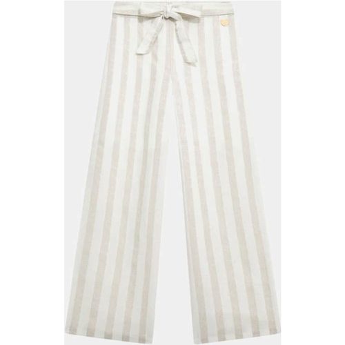 Pantaloni Wide Leg A Righe - Guess - Modalova