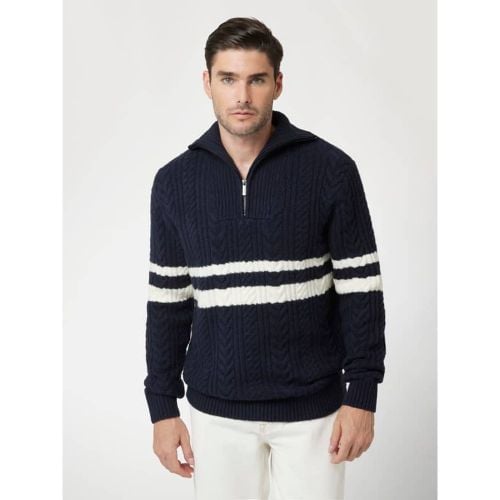 Maglione In Misto Lana Con Zip - Guess - Modalova