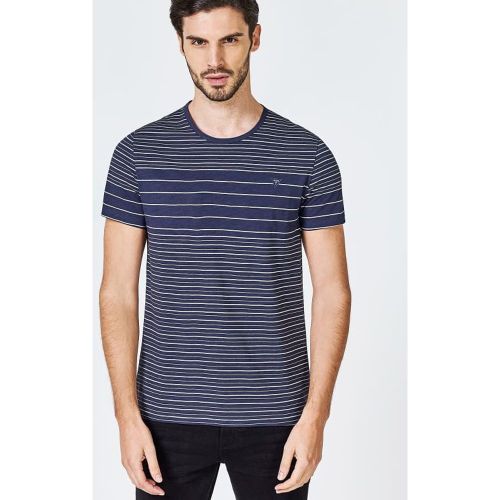 Camiseta Motivo A Rayas - Guess - Modalova