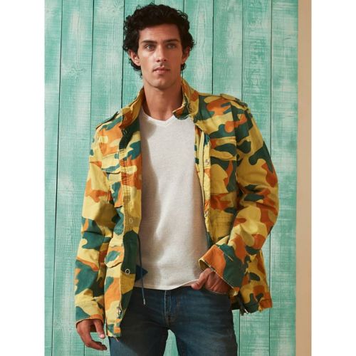 Chaqueta Estampado Camuflaje - Guess - Modalova