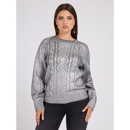 Maglione Effetto Metallizzato - Guess - Modalova