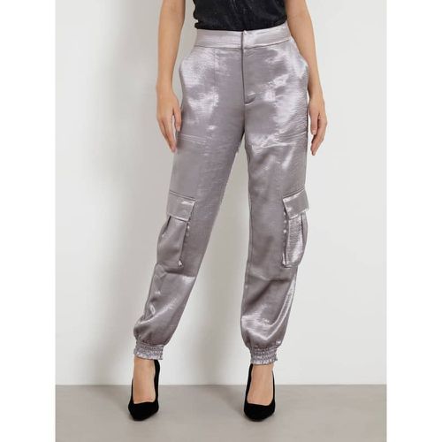 Pantalone Cargo Raso - Guess - Modalova