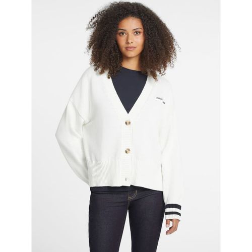 Cardigan Varsity Logo Ricamato - Guess - Modalova