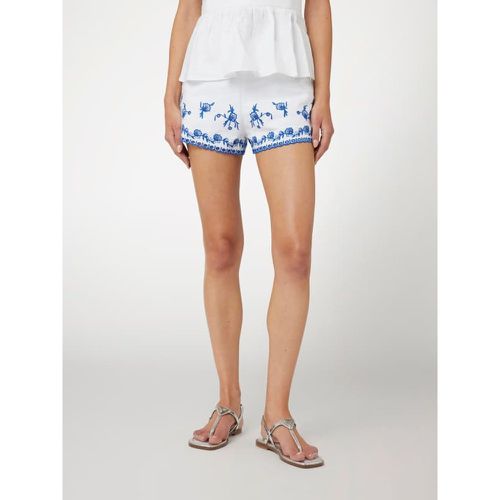 Shorts In Lino Ricamati - Guess - Modalova