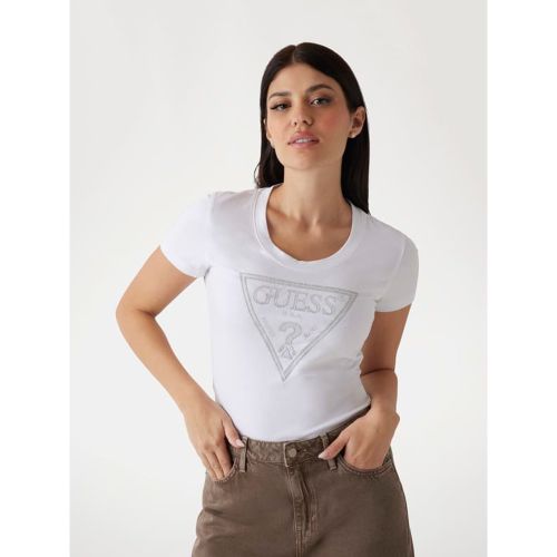 T-Shirt Logo Triangolo - Guess - Modalova