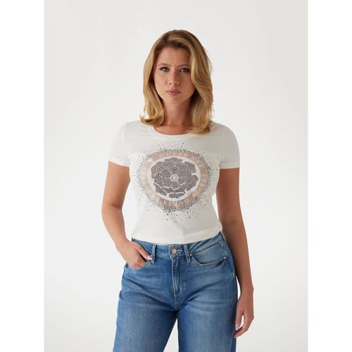 T-Shirt Con Logo Peonia - Guess - Modalova