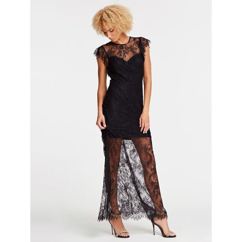 Vestido Largo Detalles Encaje - Guess - Modalova