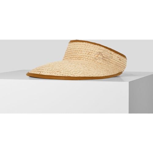 K/autograph Raffia Visor, Woman, , Size: One size - Karl Lagerfeld - Modalova