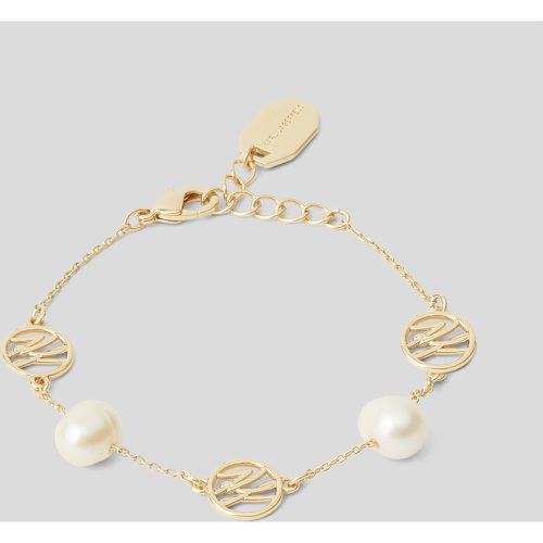 K/autograph Pearls Charm Bracelet, Woman, , Size: One size - Karl Lagerfeld - Modalova