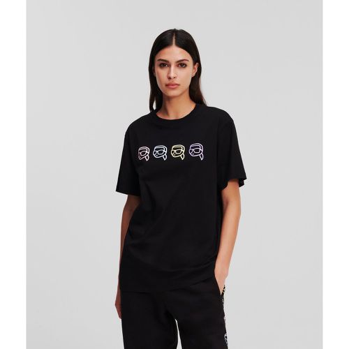 Ikon Outline T-shirt, Woman, , Size: M - Karl Lagerfeld - Modalova