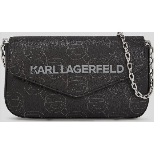 Ikon Monogram Wallet On Chain, Woman, , Size: One size - Karl Lagerfeld - Modalova